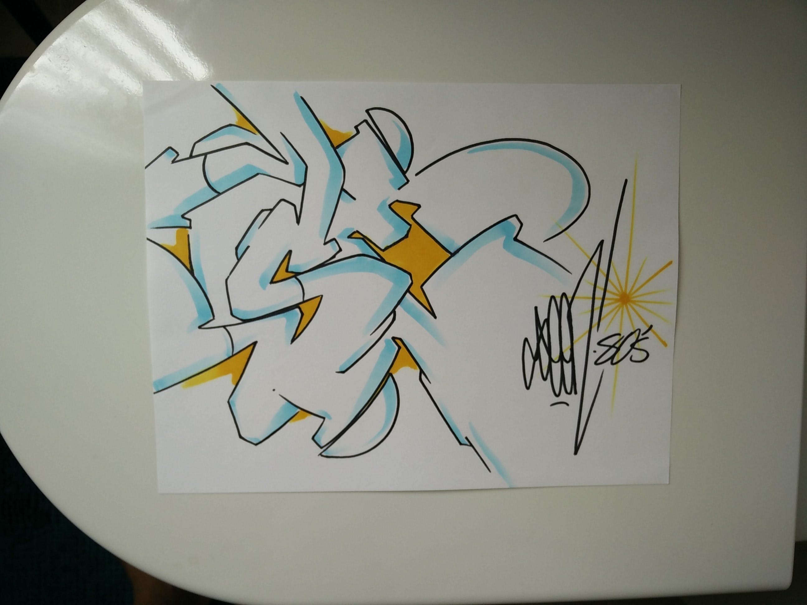 SEEN - "Psycho" drawing kopen? Bied vanaf 125!