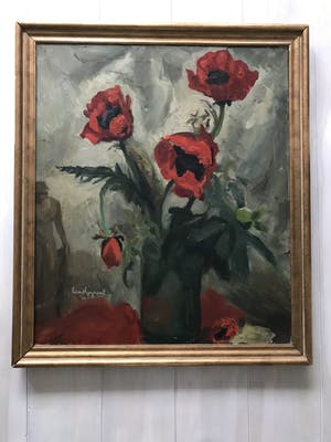 Piet van Wijngaerdt - Stilleven met Klaprozen kopen? Bied vanaf 675!