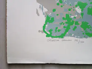 Walter Darby Bannard - "Georgia Dawon" - Siebdruck - Auflage von 160 - signiert - (97 x 64 cm) kopen? Bied vanaf 199!