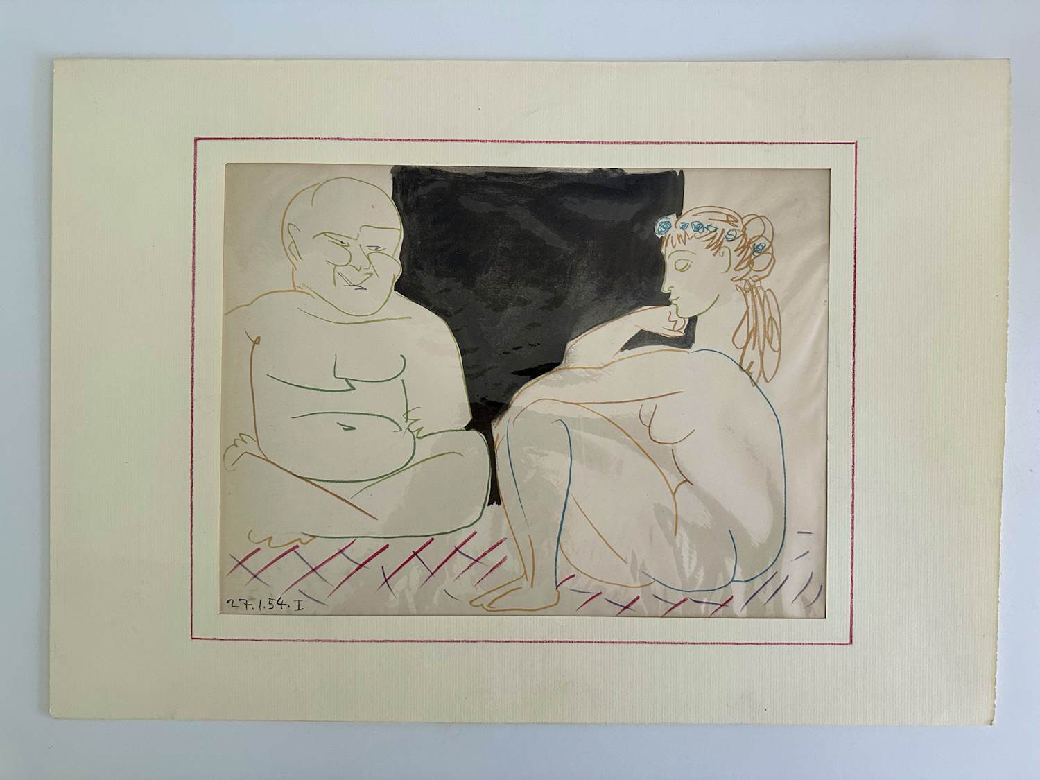 Pablo Picasso - Comédie Humaine 27.1.54 I kopen? Bied vanaf 30!