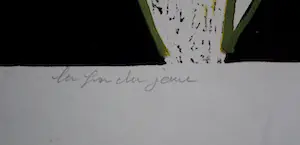 Hans Peters - litho: la fin du jour kopen? Bied vanaf 49!