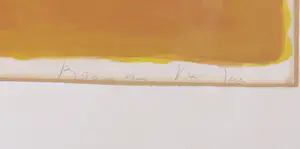 Bram van Velde - Litho, Zonder titel - Ingelijst kopen? Bied vanaf 250!