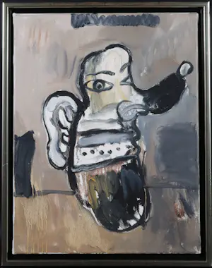 AcheterAnton Martineau - Olieverf op doek, Portret - Ingelijst? Enchérissez de 250!
