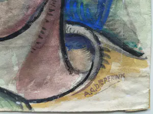 Alexander Gerhardus Dieperink - gesigneerde Gouache kopen? Bied vanaf 59!