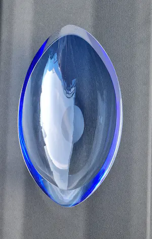 Krosno Glass S.A. - Kobaltblauwe ovalen schaal kopen? Bied vanaf 30!