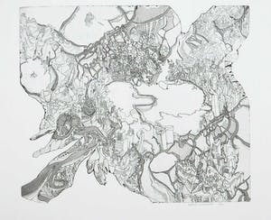 Rikkert Mullenders - Ets, Stad van boven kopen? Bied vanaf 1!