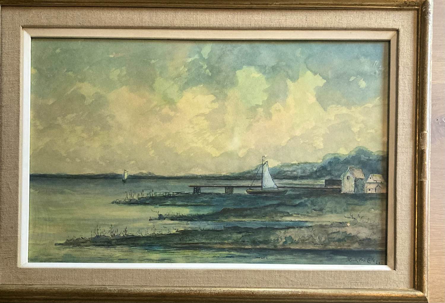 Hendrik Jan ten Cate - Aquarel Hendrik Jan ten Cate kopen? Bied vanaf 60!