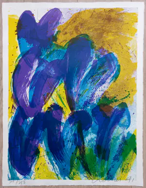 Jan Cremer - Tulpen, litho kopen? Bied vanaf 150!