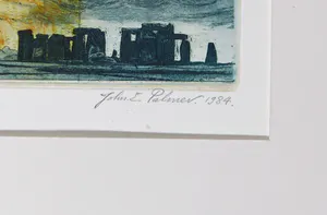 John E. Palmer - Ets, Stonehenge Vistas kopen? Bied vanaf 1!