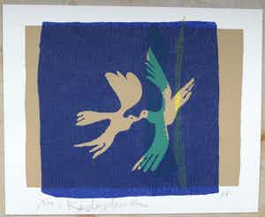 Menashe Kadishman - handsignierte Originalgraphik verkocht voor € 150!