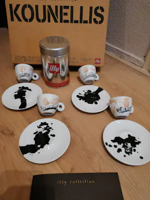 illy Art Collection - illy collection 2005 - espresso cups Jannis Kounellis kopen? Bied vanaf 70!