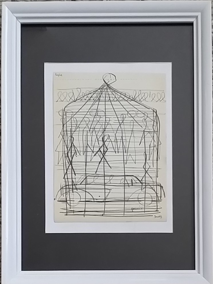 Siep van den Berg - Siep van den Berg - Inkt op papier verkocht voor € 75!