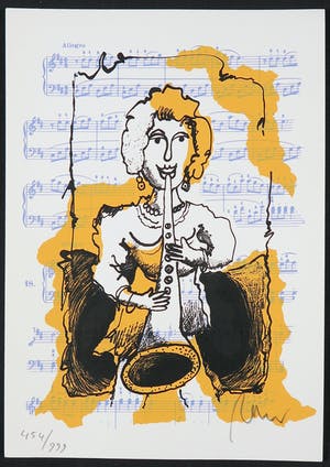 Nico Vrielink - Frank Lejeune, Martin van Dijk e.a., Lot van 10 zeefdrukken kopen? Bied vanaf 1!