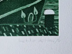 Laetitia de Haas - Gelimiteerde oplage (150) "Sleepboot" - kleuren ets - potlood gesigneerd kopen? Bied vanaf 35!