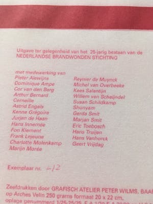 Willem van Scheijndel - Kleurenzeefdruk z.t. kopen? Bied vanaf 60!