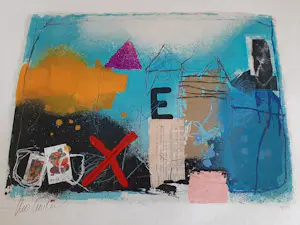 Theo Koster - Zeefdruk, collage E kopen? Bied vanaf 35!