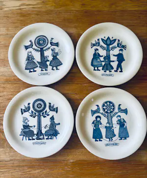 De Sphinx - Set van 4 Vintage Royal Sphinx Maastricht ontbijtborden, 1960 kaufen? Bieten Sie von 35!