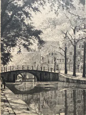 AcheterMaarten Langbroek - Reguliersgracht A’dam -ets? Enchérissez de 50!
