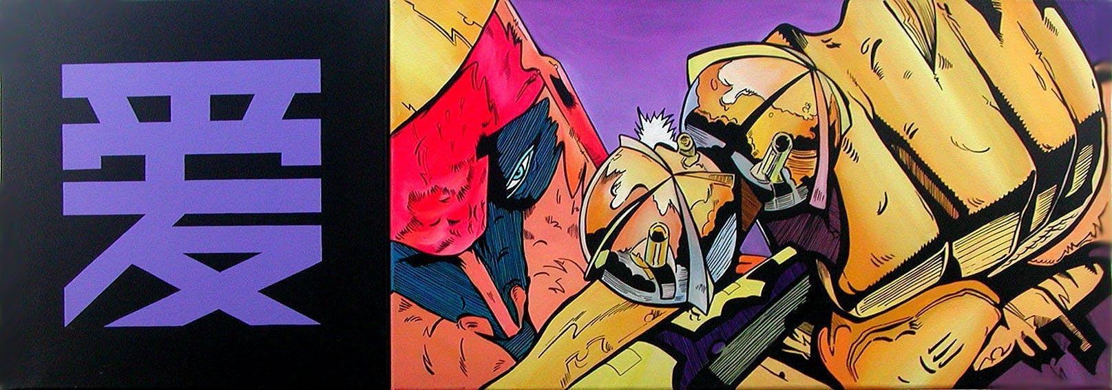 Jan Bollaert - SHOOTER DYPTIC verkocht voor € 450!