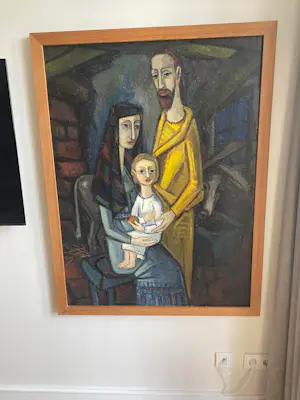 Willem Chabot - Jozef en Maria met kindje jezus en de ezel kopen? Bied vanaf 975!