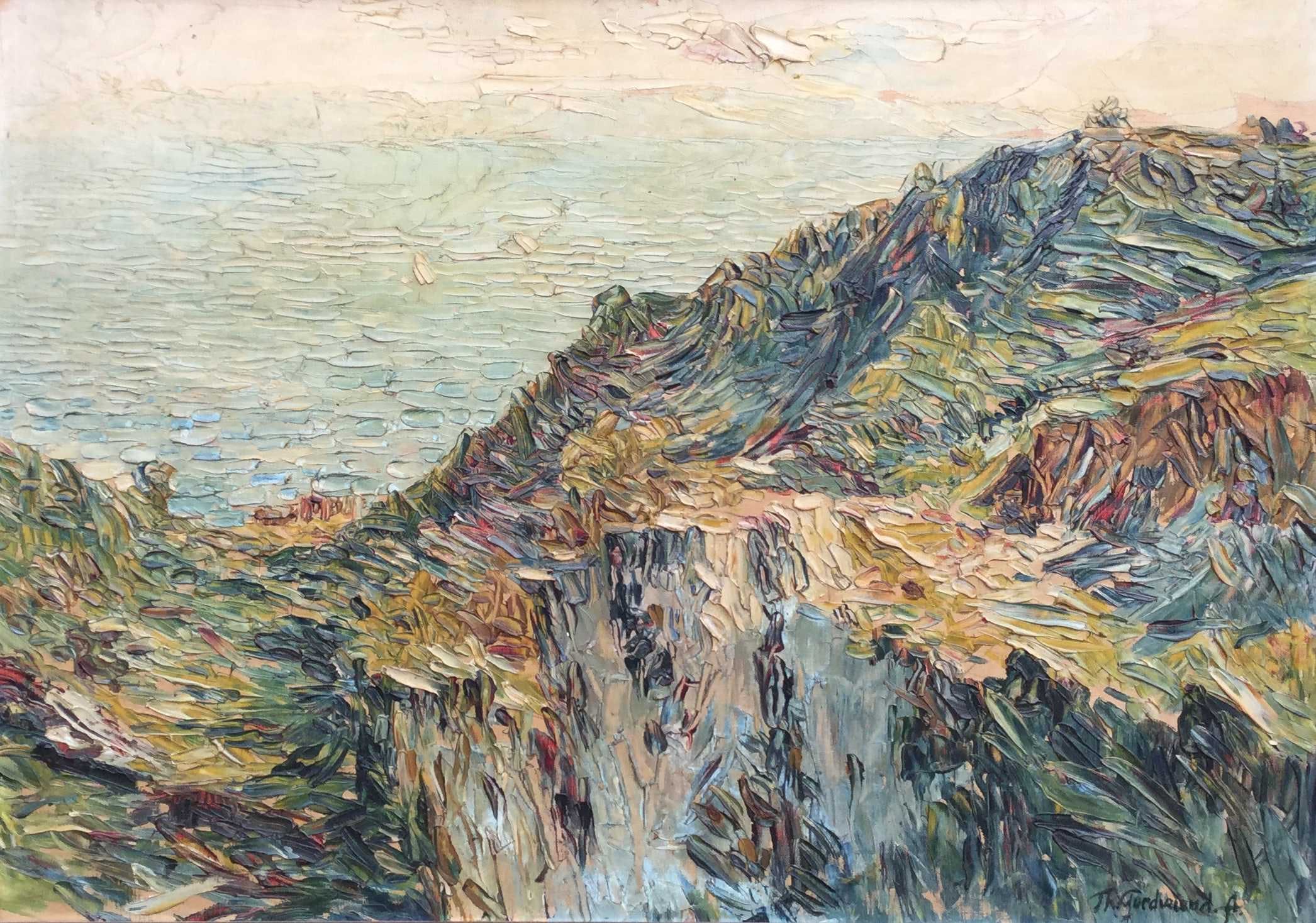 Theo Goedvriend - C2270 -Berglandschap verkocht voor € 150!