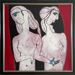 Theo Mackaay - Olieverf schilderij verkauft für € 700!