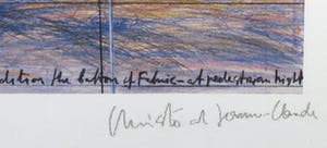 Christo - Christo - Handgesigneerd exemplaar The Gates - Ingelijst kopen? Bied vanaf 150!