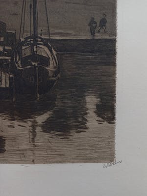 Willem Witsen - Gezicht op het Damrak, aquatint ets kopen? Bied vanaf 395!