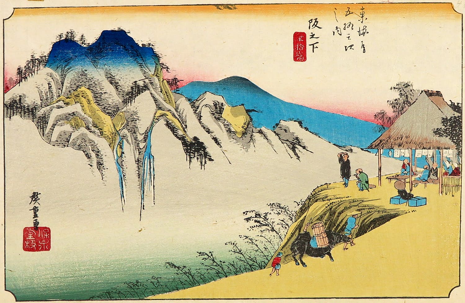 Ando Hiroshige - Houtdruk, Sakashita kopen? Bied vanaf 35!