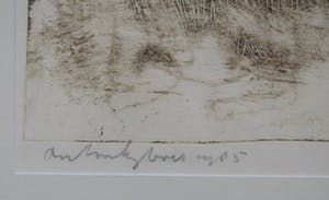 Anton Heyboer - Handgekleurde Ets, Z.T. - Ingelijst kopen? Bied vanaf 175!