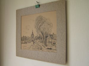 Jan van Rhijnnen - Gezicht op de Lekpoort in Vianen kopen? Bied vanaf 55!