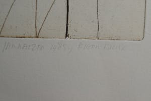 Jan Naezer - opghoogde ets, abstract kopen? Bied vanaf 45!