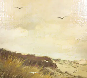 Jan Jans - Olieverf op doek, Duinlandschap - Ingelijst kopen? Bied vanaf 150!