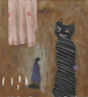 Liesbeth Rahder - Zeefdruk, Zonder titel - Ingelijst kopen? Bied vanaf 35!