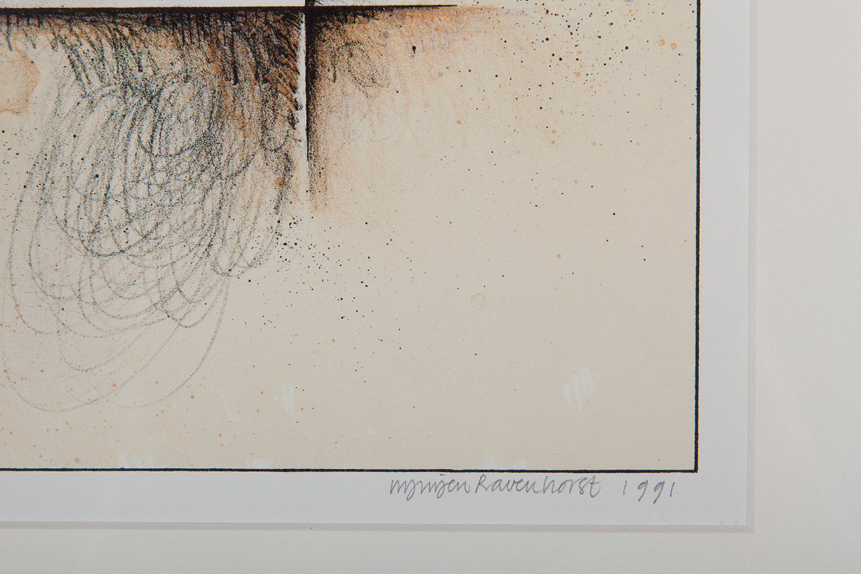 Jurjen Ravenhorst - Litho op papier - Gesigneerd r.o. - Oplage 271/300  kopen? Bied vanaf 10!