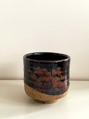 Jan de Rooden - Tenmoku Chawan verkocht voor € 50!