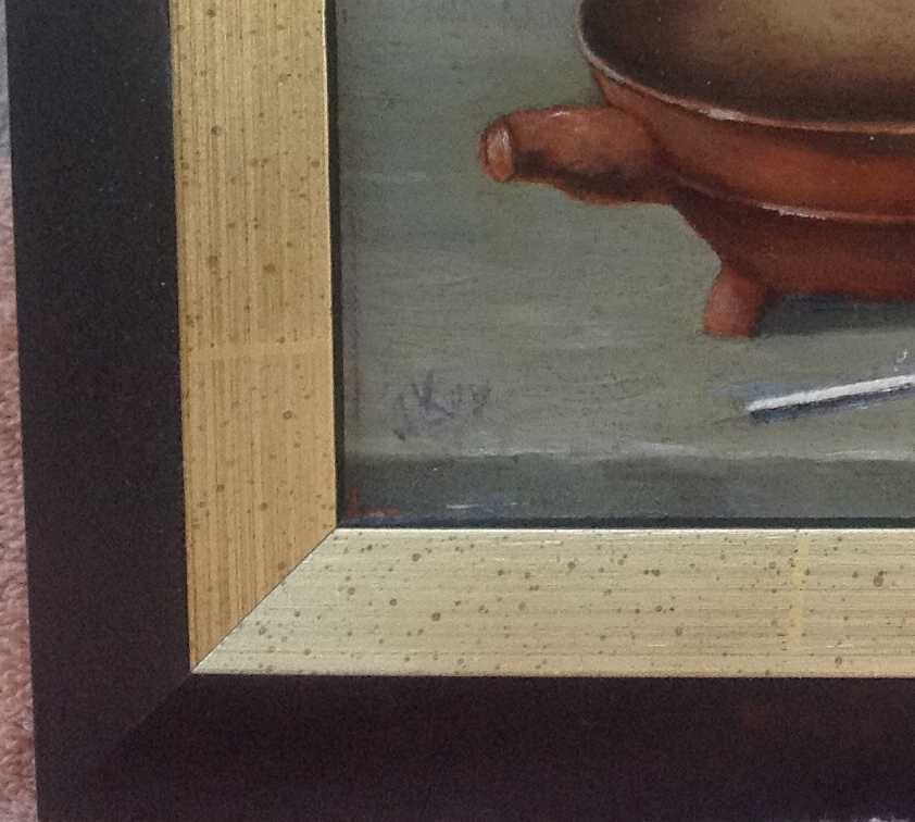Niet of onleesbaar gesigneerd - Stilleven met Goudse pijp kopen? Bied vanaf 1!