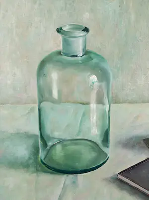 Julien Landa - Stilleven met zwart schrift en potlood, olieverf op paneel (netjes ingelijst) kopen? Bied vanaf 995!