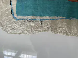 Theo Koster - Zeefdruk met collage elementen Nr. 76 - Nightfall - Ingelijst (Groot) kopen? Bied vanaf 75!