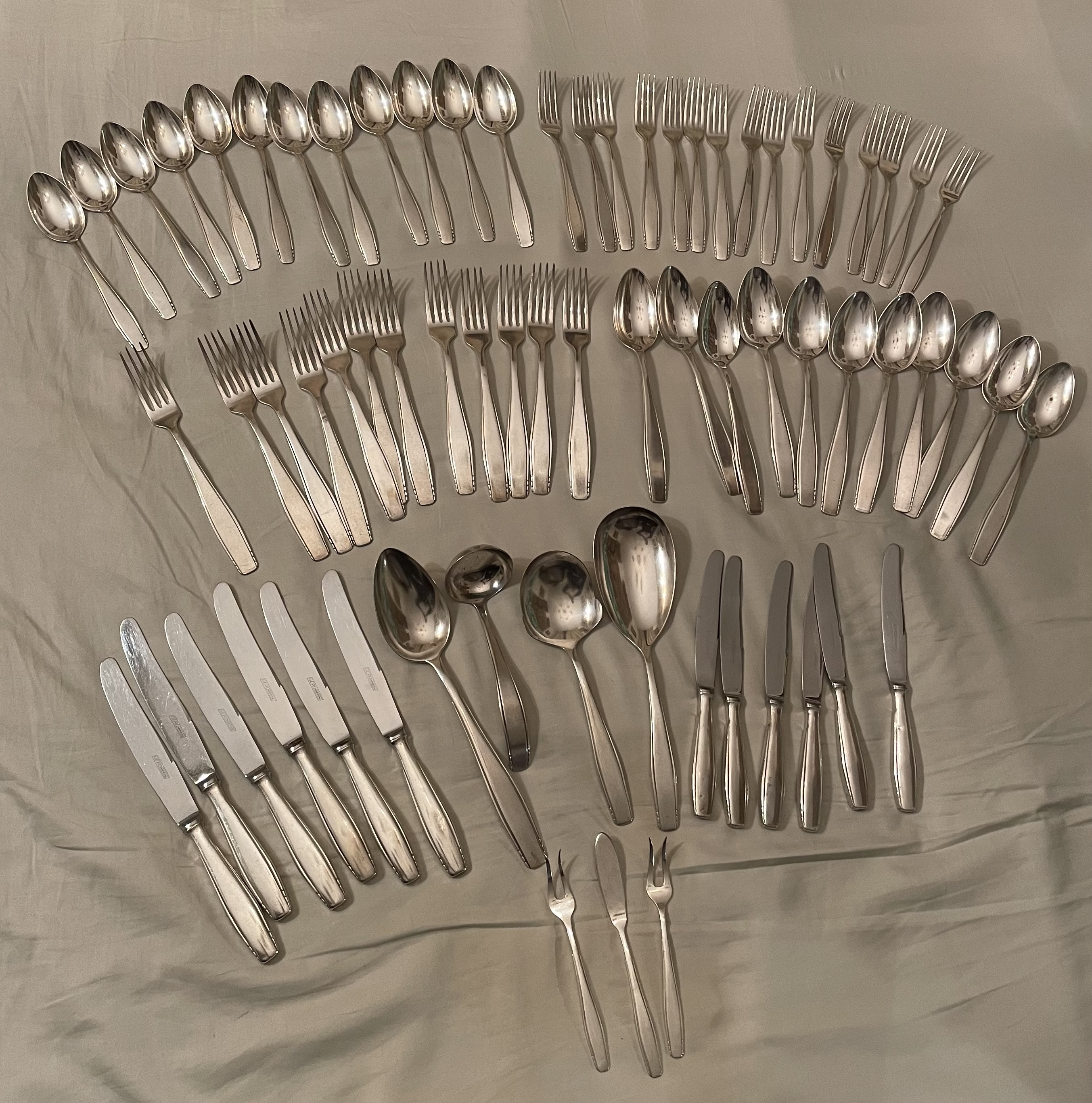 AcheterGeorg Nilsson - 69- delig set bestek Gero mod 692 (Gentle), ontwerp Georg Nilsson 1933- 1958? Enchérissez de 333!