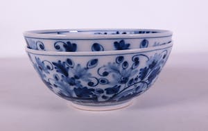 Koninklijke Tichelaar Makkum - Makkum aardewerk, twee kastkommen kopen? Bied vanaf 40!