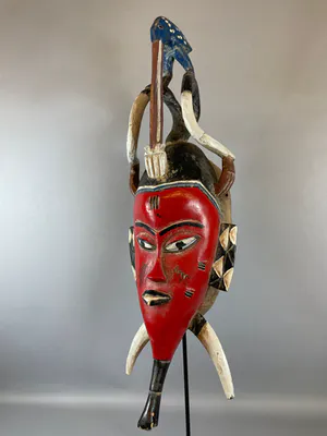 Guro - African Guro masks - Congo. kopen? Bied vanaf 45!