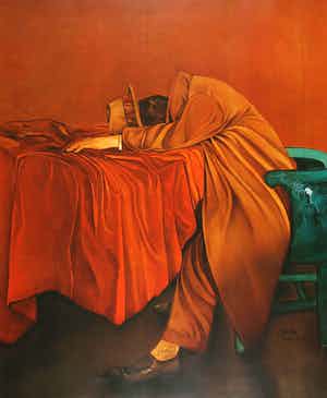 Bruno Bruni - Cunes Notte-Offsetlithografie. 2017. Handgesigneerd. Groot! verkocht voor € 60!