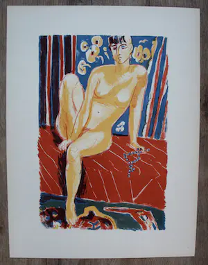 Jan Wiegers - Litho: Naakt kopen? Bied vanaf 99!