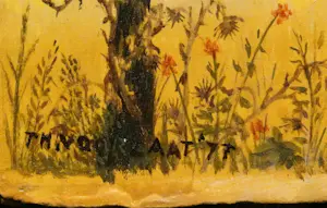 Theo Voorzaat - Olieverf op board: gezicht op de boerderij - 1977 kopen? Bied vanaf 1250!