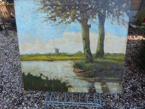 Roelof Wildeboer - Zomers Hollands landschap kopen? Bied vanaf 85!