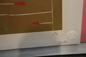 Leon Tebbe - Zonder Titel / Kleurrijke Zeefdruk / Oplage 1/1 kopen? Bied vanaf 40!