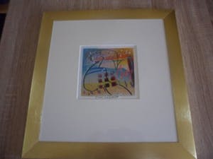 Frank Lengvenius - Zeefdruk. Titel, "Live I". kopen? Bied vanaf 35!