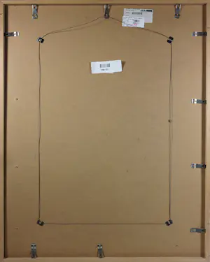 Herman van der Weert - Zeefdruk op papier, Vis met Meisje - Ingelijst kopen? Bied vanaf 50!