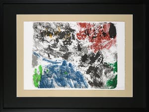 Asger Jorn - Litho uit Die Geschichte vom teuren Brot - Ingelijst kopen? Bied vanaf 1!